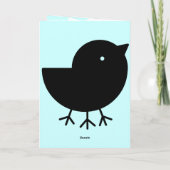 Niedlich Yatagarasu (schwarz) Karte (Rückseite)