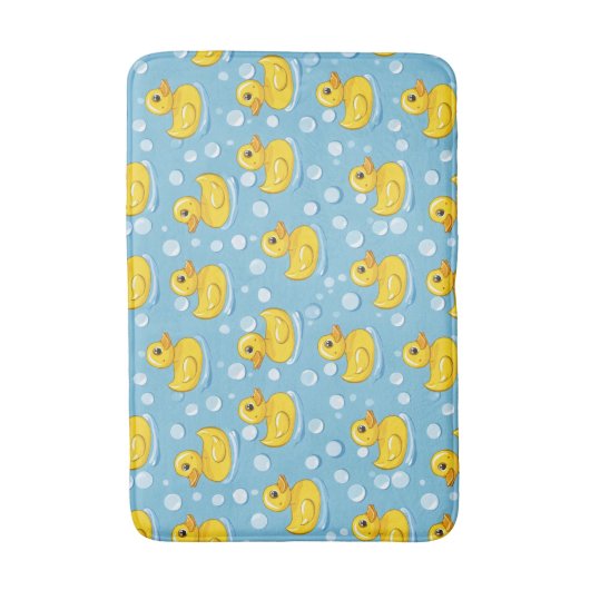 Niedlich Yello Rubber Ducks Badematte (Vorderseite Vertikal)