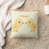 Niedlich Yellow Baby Chick Kissen (Decke)