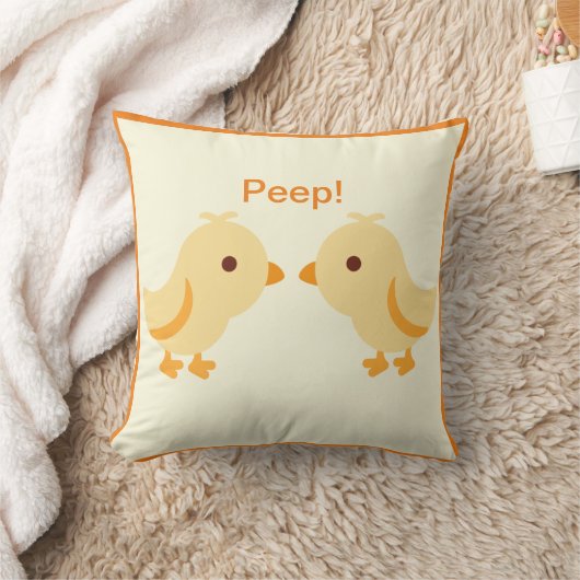 Niedlich Yellow Baby Chick Kissen (Decke)