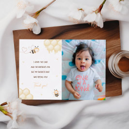 Niedlich Yellow Bee Honey First Bee Day Dankeschön Einladung