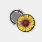 Niedlich Yellow Daisy Floral Magnet (Vorderseite/Rückseite)