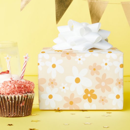 Niedlich Yellow Daisy Geschenkpapier (Geburtstagsparty)