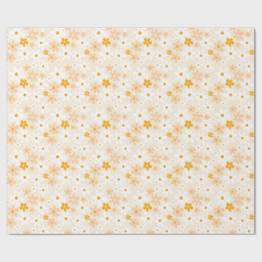 Niedlich Yellow Daisy Geschenkpapier (Flach)