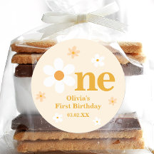 Niedlich Yellow Daisy One 1. Geburtstag