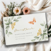 Niedlich Yellow Garden Foliage Butterflies Babydus Gästebuch