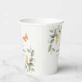 Niedlich Yellow Garden Foliage Butterflies Babydus Pappbecher (Rechts)