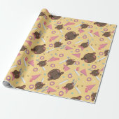 Niedlich Yellow Hippo Geschenkpapier (Ungerollt)