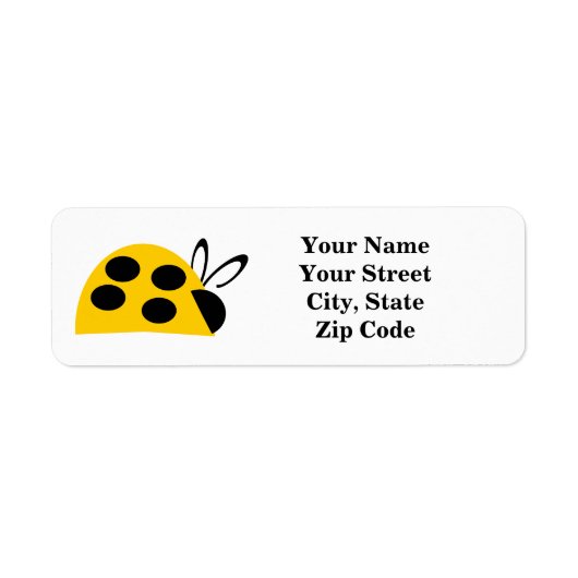 Niedlich Yellow Ladybug (Vorne)