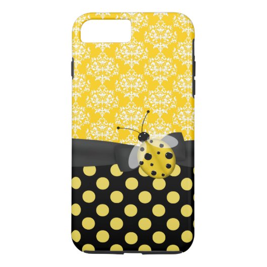 Niedlich Yellow Ladybug iPhone 7 Plus Gehäuse Case-Mate iPhone Hülle (Rückseite)