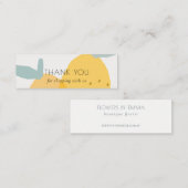 Niedlich Yellow Lemon Fruitrus Citrus Bright Viele Mini Visitenkarte (Vorne/Hinten)