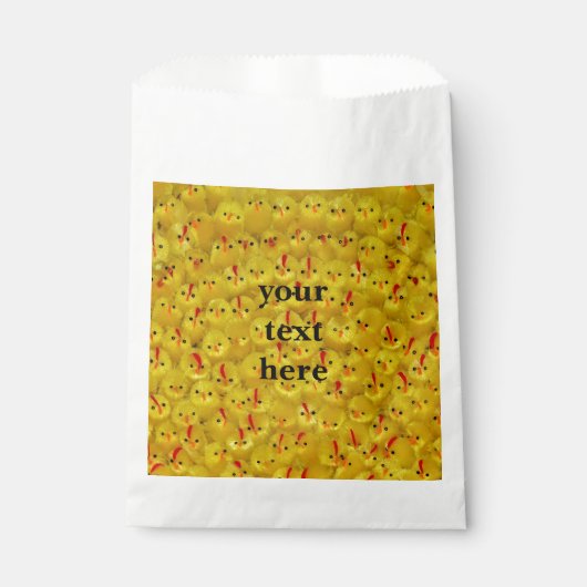 Niedlich-Yellow-Oaster-Chicks, benutzerdefiniert T Geschenktütchen (Vorderseite)