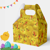 Niedlich-Yellow-Oaster-Chicks-Muster-Gefälligkeits Geschenkschachtel