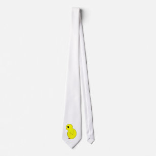 Niedlich Yellow Peep Neck Tie Krawatte