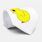 Niedlich Yellow Peep Neck Tie Krawatte (Gerollt)