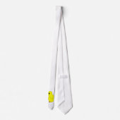 Niedlich Yellow Peep Neck Tie Krawatte (Rückseite)