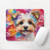 Niedlich Yorkie Colorful Mousepad (Mit Mouse)