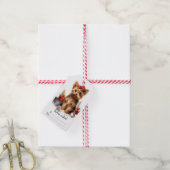 Niedlich Yorkie Dog Geschenkanhänger (Mit Garn)