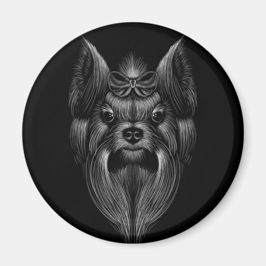 Niedlich Yorkie Magnet (Vorne)