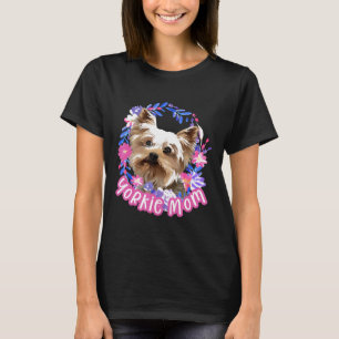 Niedlich Yorkie Mama Yorkshire Terrier Dog Owner L T-Shirt