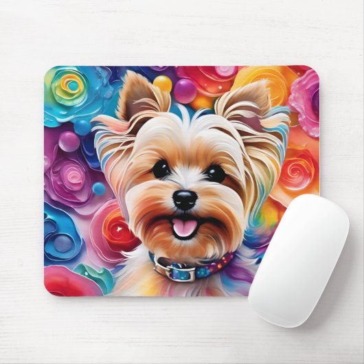 Niedlich Yorkie Mousepad (Mit Mouse)