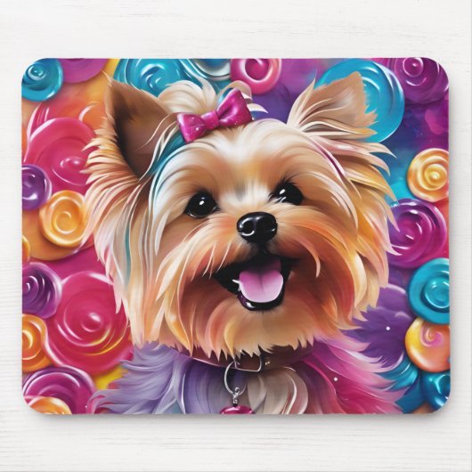 Niedlich Yorkie Mousepad (Vorne)