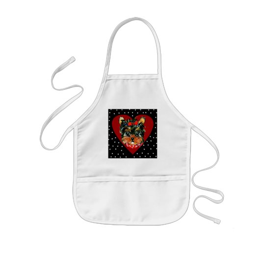 Niedlich Yorkie Poo Kinderschürze (Vorne)
