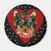 Niedlich Yorkie Poo Magnet (Vorne)
