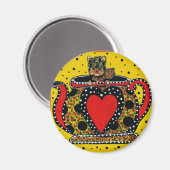 Niedlich Yorkie Poo Magnet (Vorderseite/Rückseite)
