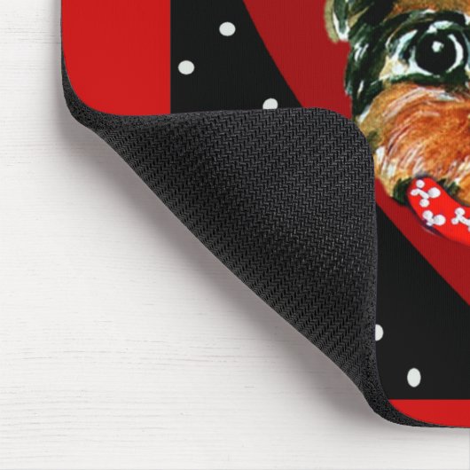Niedlich Yorkie Poo Mousepad (Ecke)