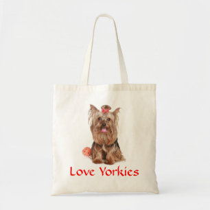 Niedlich Yorkie Puppy Dog Lover Yorkshire Terrier Tragetasche