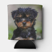 Niedlich Yorkie Puppy Dosenkühler (Rückseite)