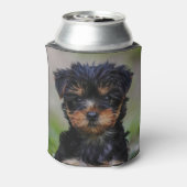Niedlich Yorkie Puppy Dosenkühler (Kanne Rückseite)