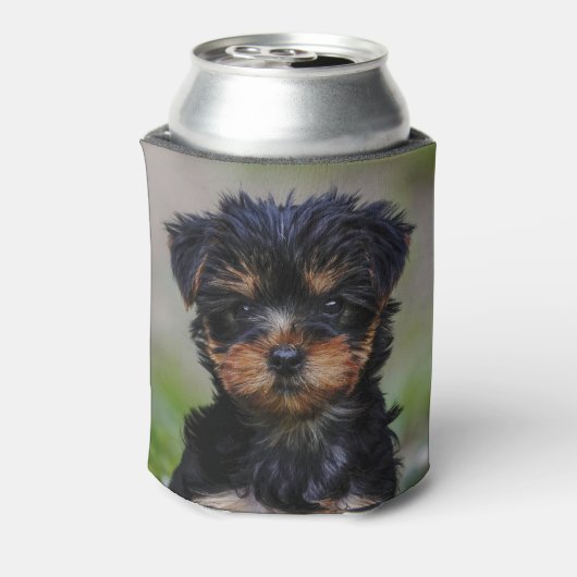 Niedlich Yorkie Puppy Dosenkühler (Kanne Rückseite)