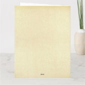 Niedlich Yorkie Watercolor Individuelle Name Mutte Karte (Rückseite)