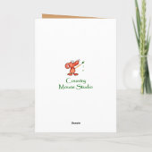 Niedlich Yorkie, Yorkshire Terrier, Hund, Haustier Karte (Rückseite)