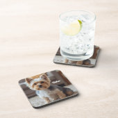 Niedlich Yorkshire Personalisiert Beverage Coaster Getränkeuntersetzer (Rechte Seite)