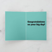 Niedlich Yorkshire Terrier Abschluss Karte (Innenseite)