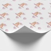 Niedlich Yorkshire Terrier Birthday Geschenkpapier (Ecke)