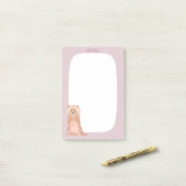 Niedlich Yorkshire Terrier Birthday Post-it Klebezettel (Auf Schreibtisch)