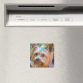 Niedlich Yorkshire Terrier Dog Head Magnet (In Situ (Geschirrspüler))