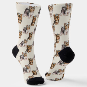 Niedlich Yorkshire Terrier Dog Pattern Socken