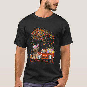 Niedlich Yorkshire Terrier Egg Tree Ostertag Hund  T-Shirt