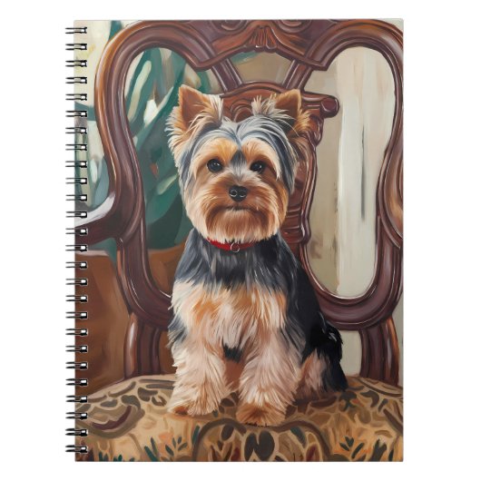 Niedlich Yorkshire Terrier Painting Notizblock (Vorderseite)