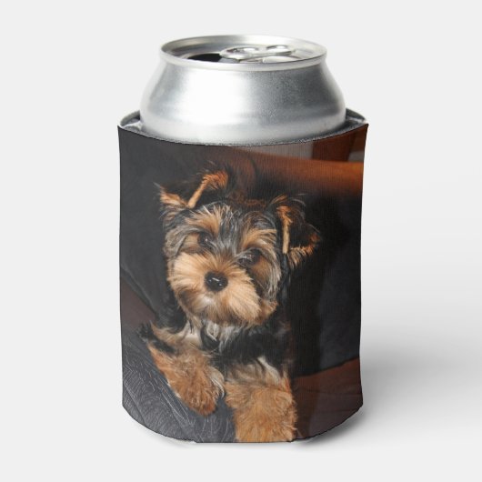 Niedlich Yorkshire Terrier Puppy Dog Dosenkühler (Kanne Vorderseite)