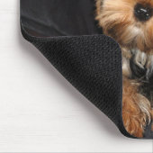 Niedlich Yorkshire Terrier Puppy Mousepad (Ecke)
