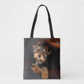 Niedlich Yorkshire Terrier Puppy Tasche (Vorderseite)