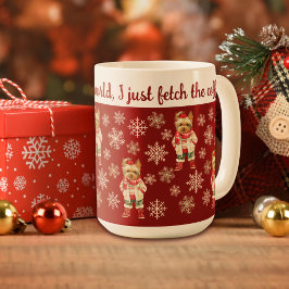 Niedlich Yorkshire Terrier Red Christmas Kaffeetasse