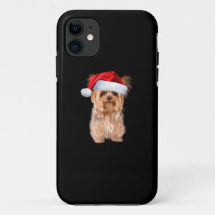 Niedlich Yorkshire Terrier Santa Puppy Case-Mate iPhone Hülle