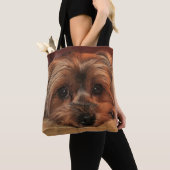 Niedlich Yorkshire Terrier Yorkie Puppy Dog Tasche (Von Nahem)